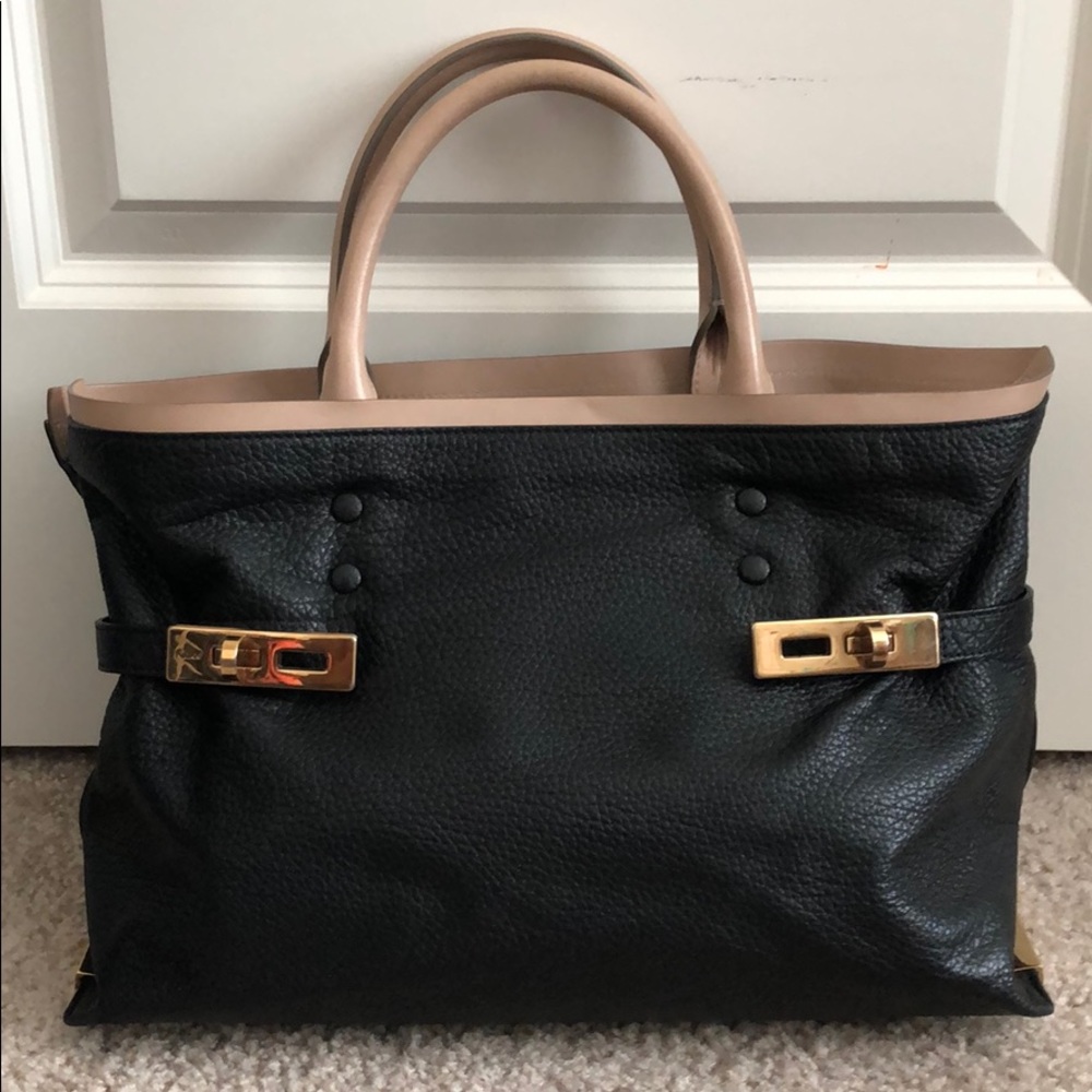Chloe Charlotte Lambskin Leather Tote Bag